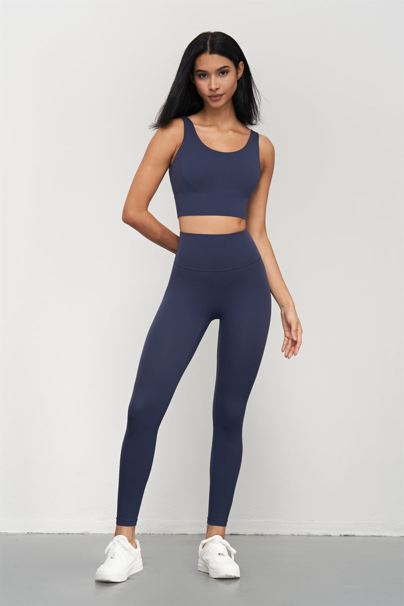 High Waist Anti Rolling Leggings with Pocket