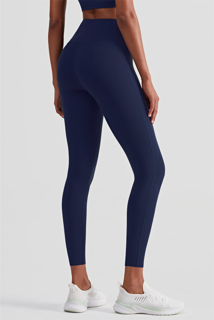 Navy Blue Compression High Waist Leggings, Casual Wear, Slim Fit at Rs 499  in Bengaluru